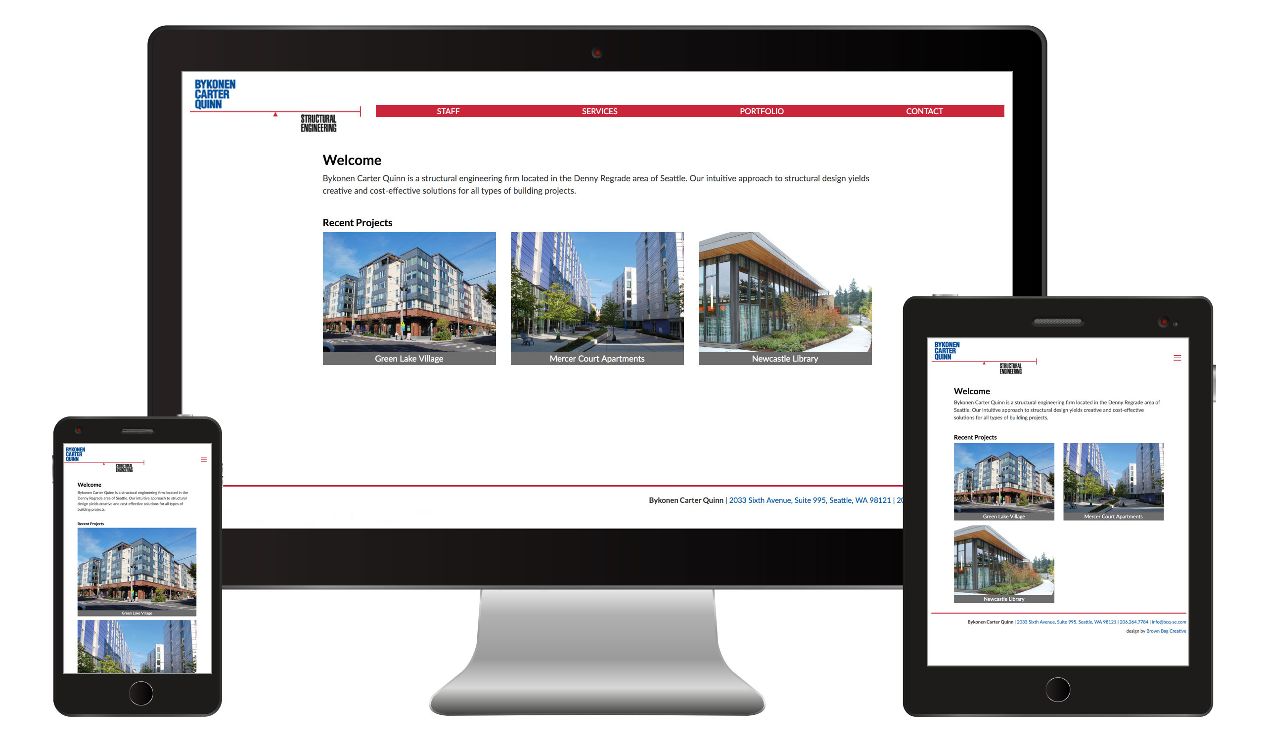 custom responsive website