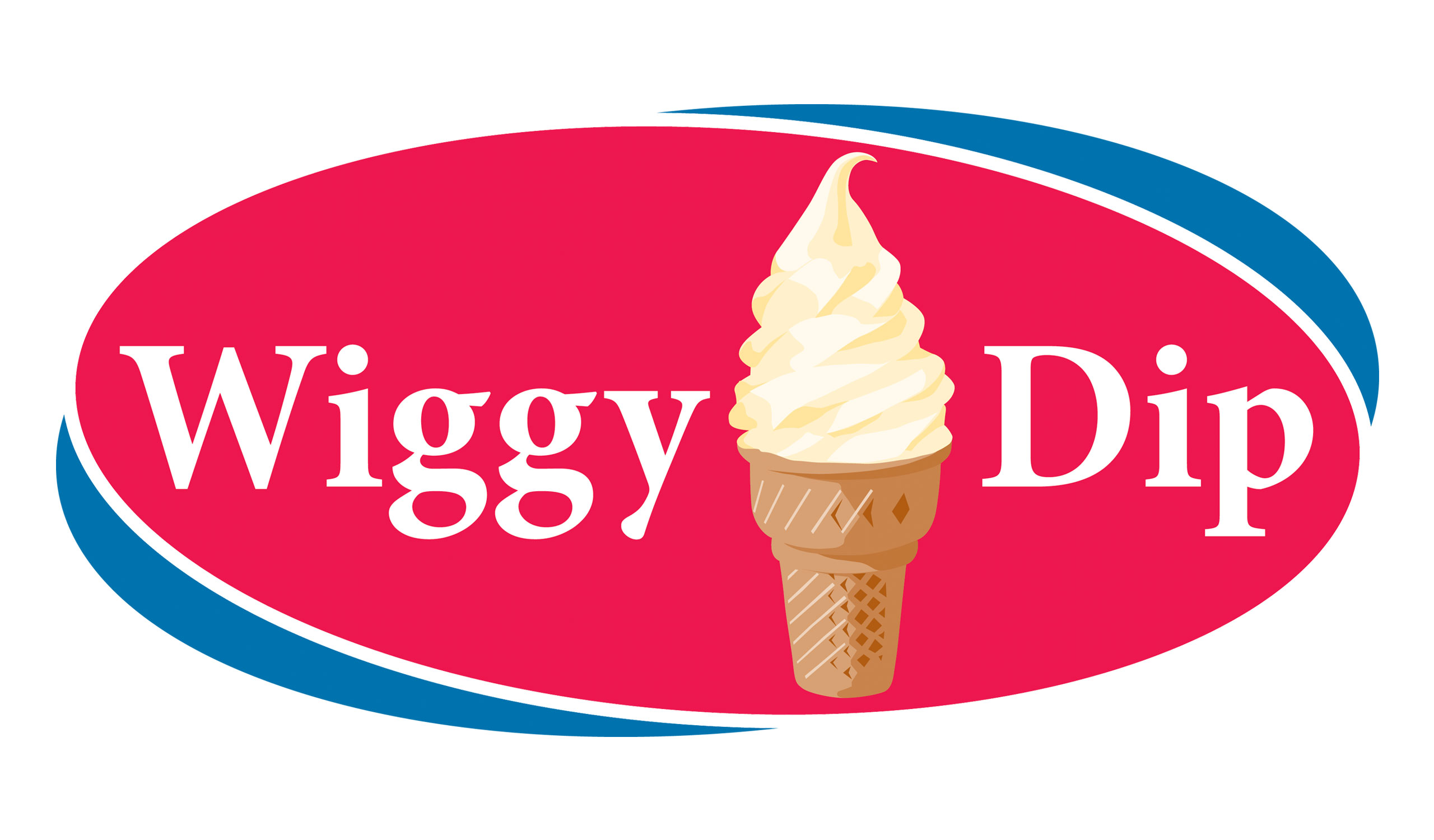 logo designed for a soft serve ice cream shop