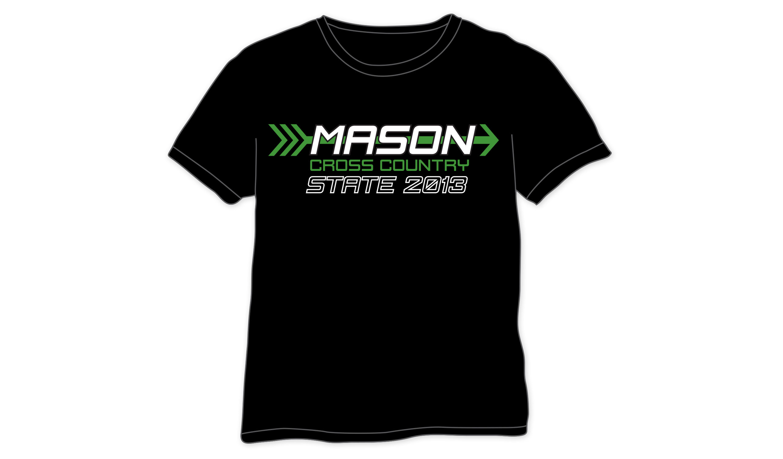 t-shirt for high school cross country meet