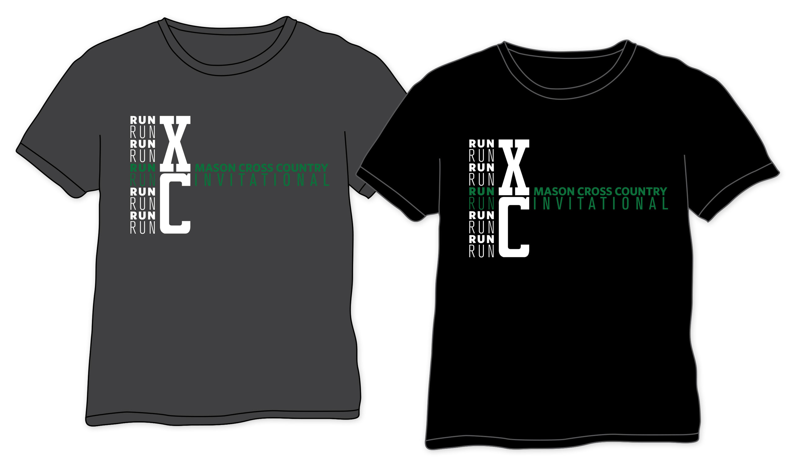 t-shirt for high school cross country meet